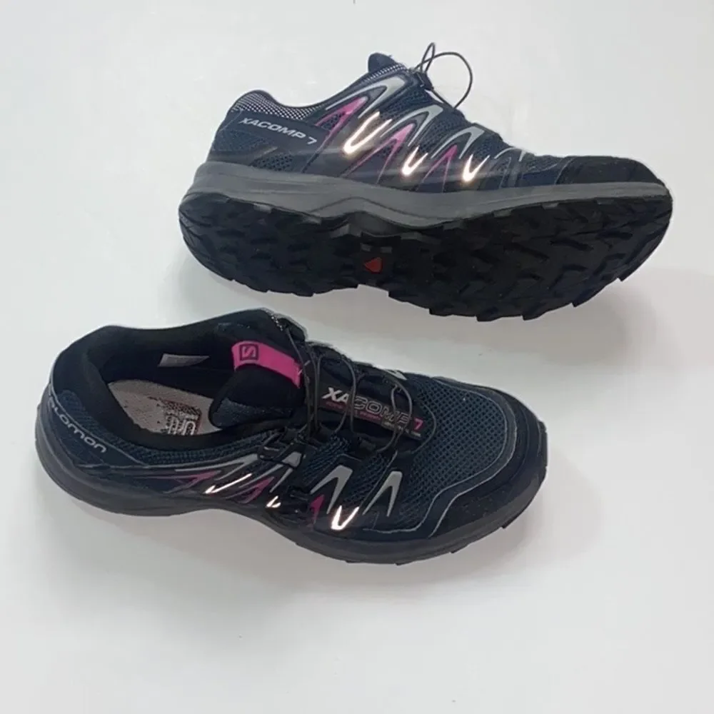 Salomon XA Comp 7 Waterproof Hiking Adventure Trail Running Women Shoes Sz9.5 US